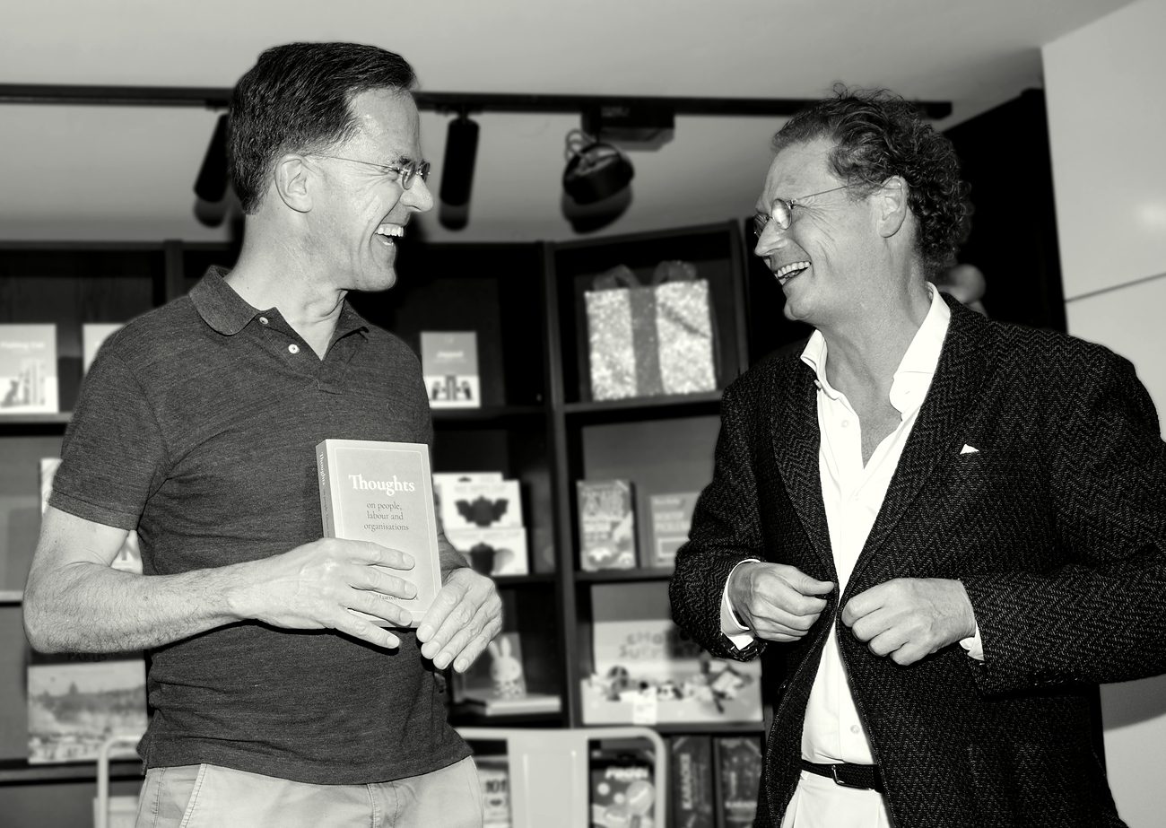 Maarten van Beek en Mark Rutte